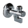 Кран шаровой для подключения сантехприборов с фильтром , 1/2" х3/4" нар.-нар.