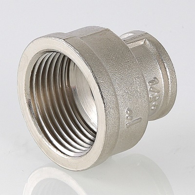 Муфта c переходом внутр. резьба (латун/никел.) 2"х 11/2" VALTEC (упак - 5шт)