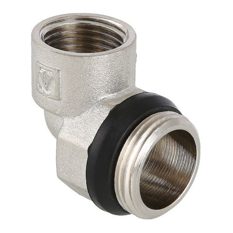 Отвод коллекторный НВ (никелиров.) 1"х1/2"