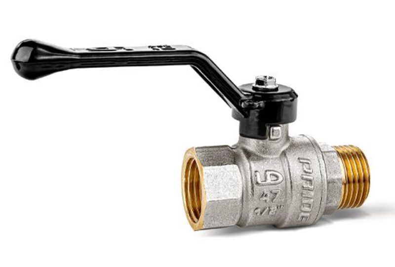 Шаровый кран лат. 3/4" ВР-НР, рычаг LD Pride 47.20.В.Н.Р (уп. 12шт)