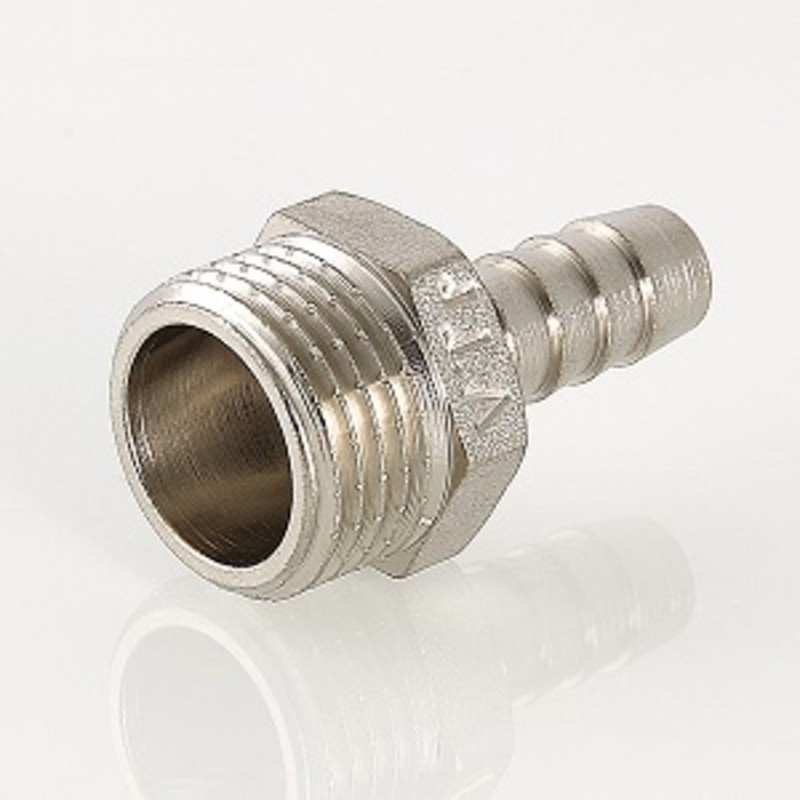 Штуцер для шланга никель 1/2"х20мм VALTEC