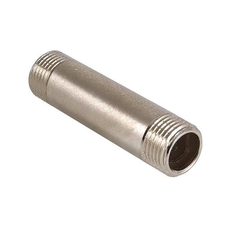 Бочонок нар.-нар. (латунный, никелированный) 1/2" х 250 VALTEC (упак-10шт)