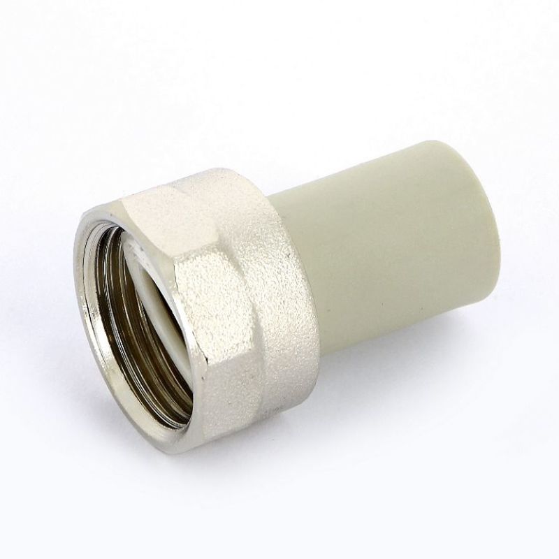 Переходник пластмассовый с накидной гайкой 20х3/4" FV-plast (50)