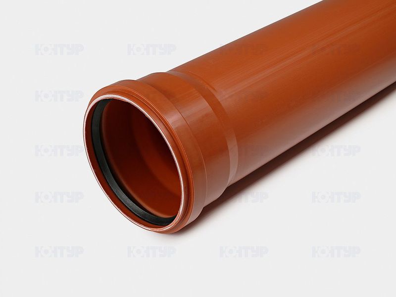 Труба кан. D110х3,4х5000 ОРАНЖ КОНТУР PP