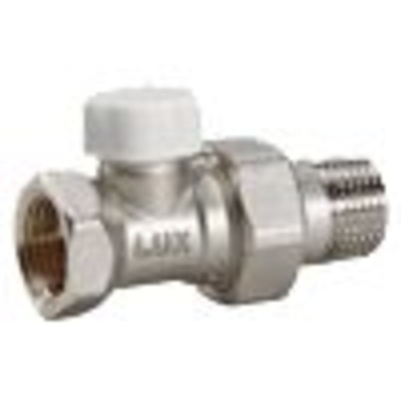 Клапан запорный линейный прямой 3/4" LUXOR нижний
