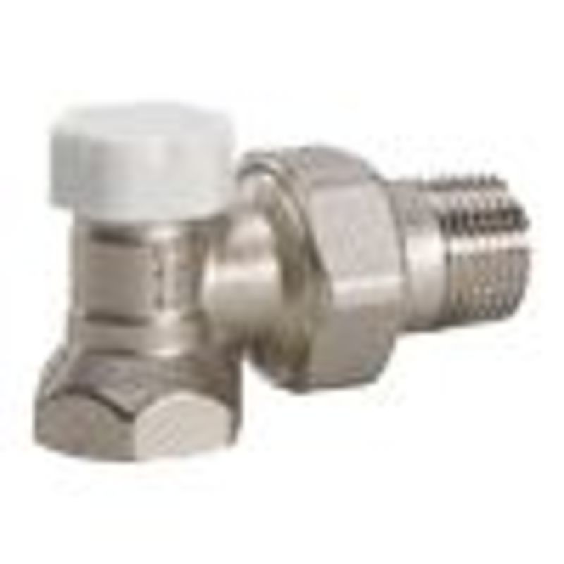 Клапан запорный угловой 1/2" LUXOR нижний