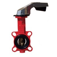 Серия 623В с рукояткой (диск ЧУГУН/GGG40  с эпоксидным покрытием) Ду32-Ду200