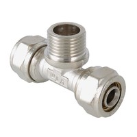 Тройник с переходом на Наружную резьбу